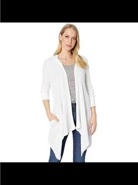 NWT $98 Splendid Thermal Cardigan with Hood, Size S